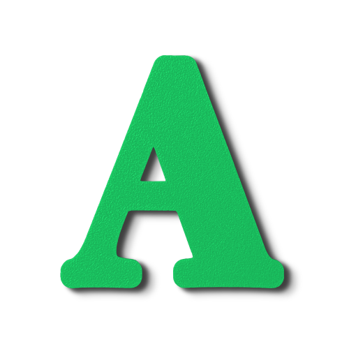 Block Font - Individual Letters