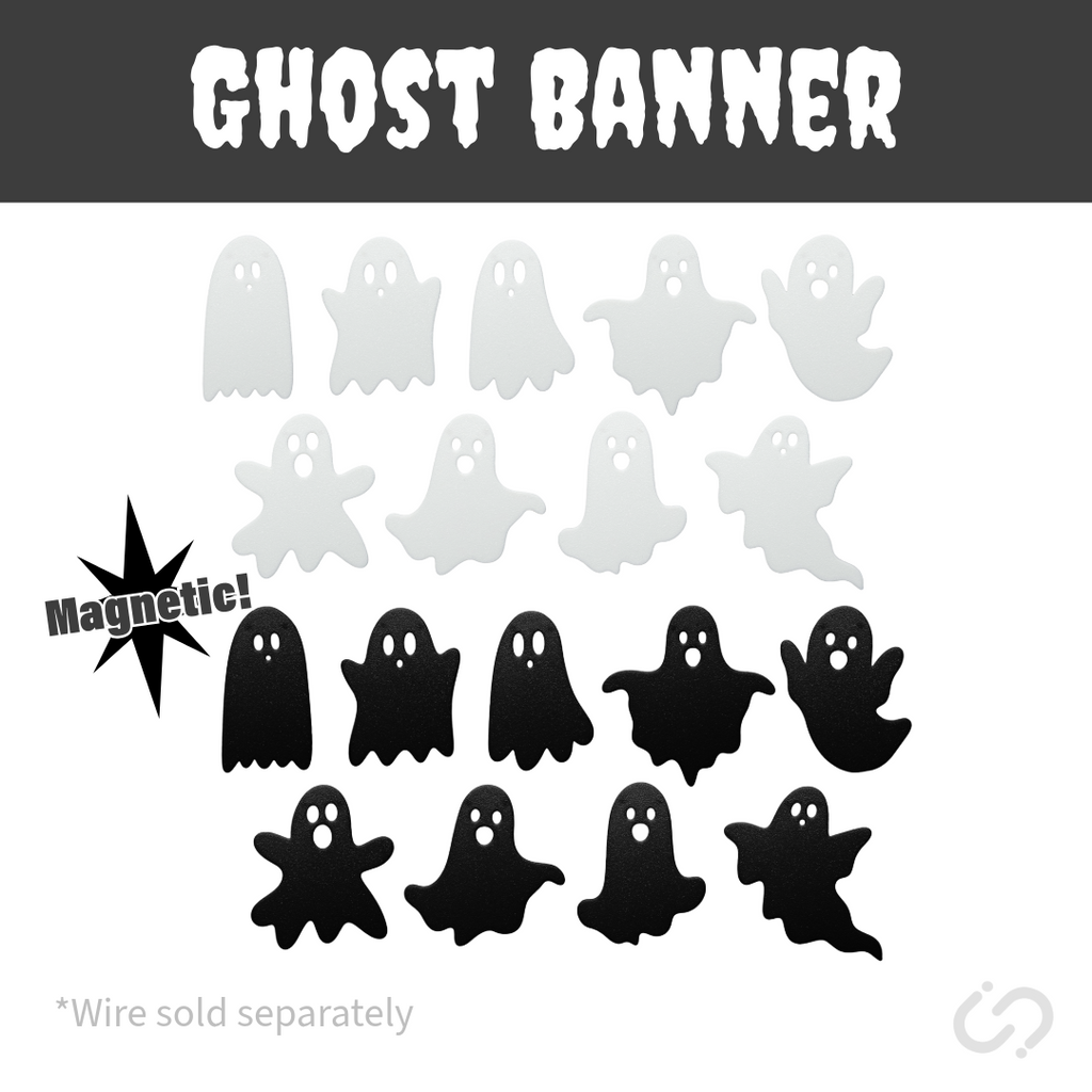 Halloween Ghosts Banner