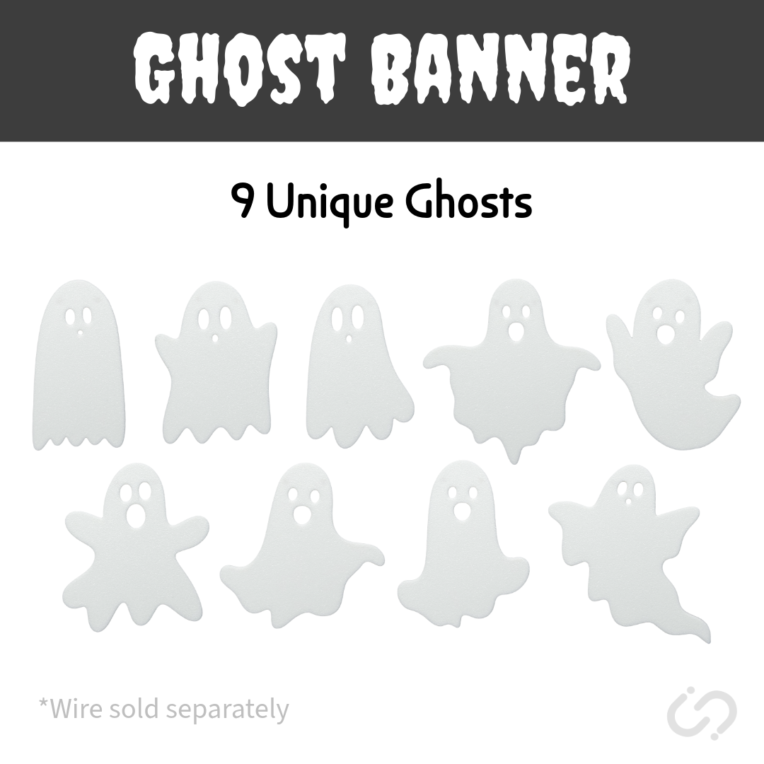 Halloween Ghosts Banner