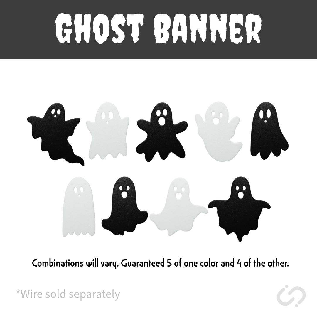 Halloween Ghosts Banner