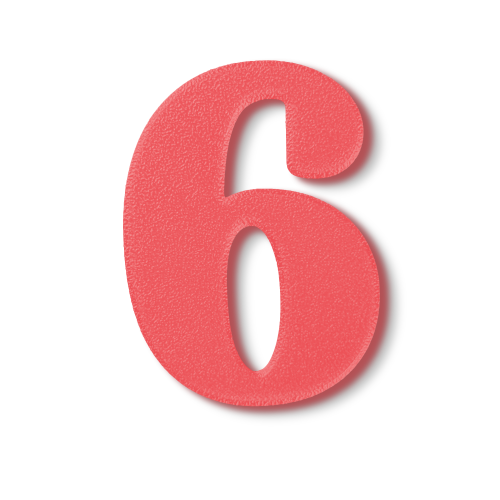 Block Font - Individual Numbers