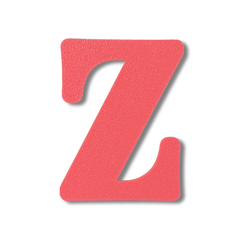 Individual Letters - Block Font