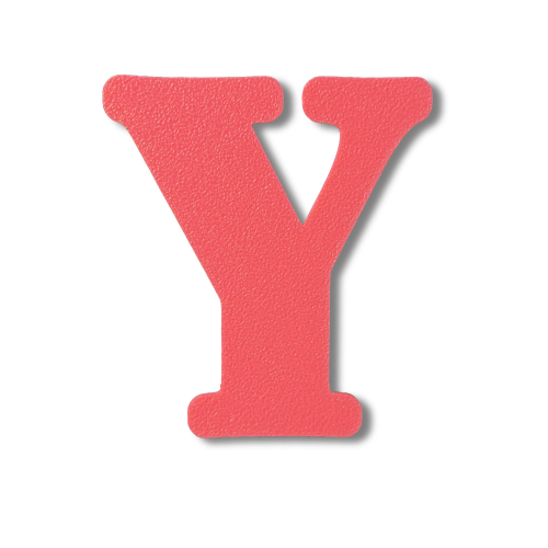 Individual Letters - Block Font