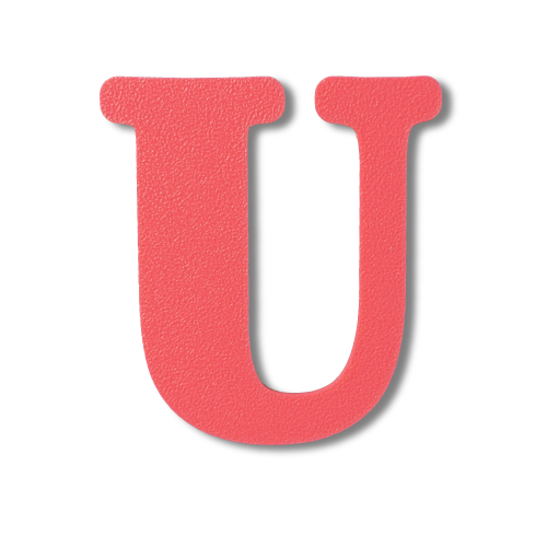 Block Font - Individual Letters