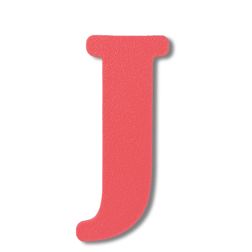 Individual Letters - Block Font