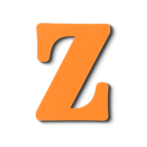 Block Font - Individual Letters