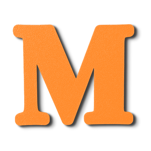 Block Font - Individual Letters