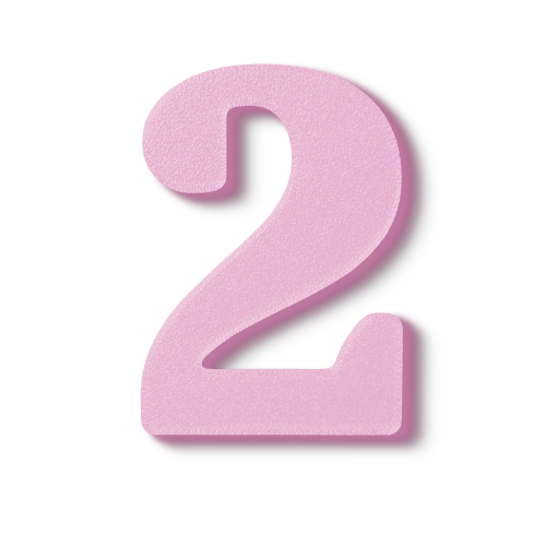 Block Font - Individual Numbers