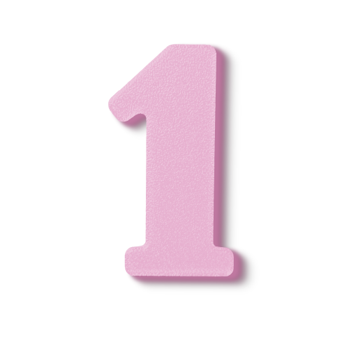 Block Font - Individual Numbers