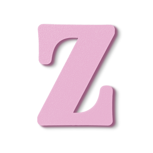 Individual Letters - Block Font