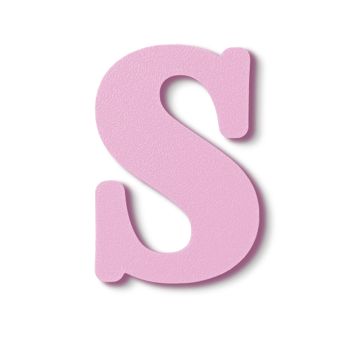 Individual Letters - Block Font