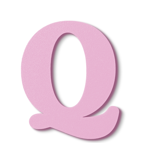 Block Font - Individual Letters