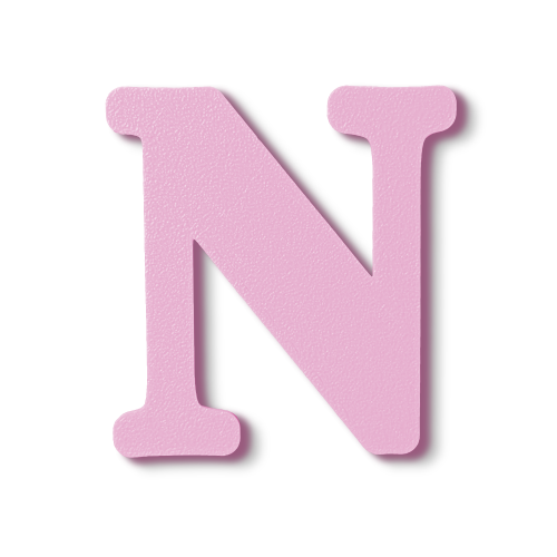 Individual Letters - Block Font