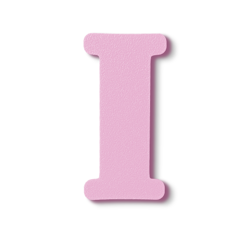 Individual Letters - Block Font