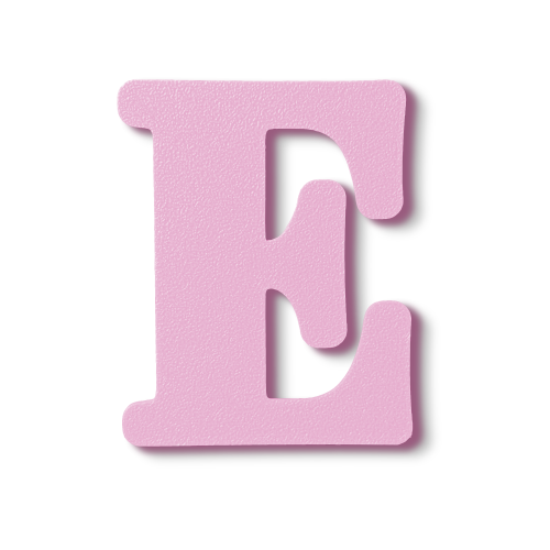 Individual Letters - Block Font