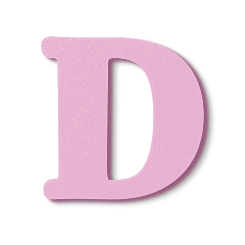 Block Font - Individual Letters