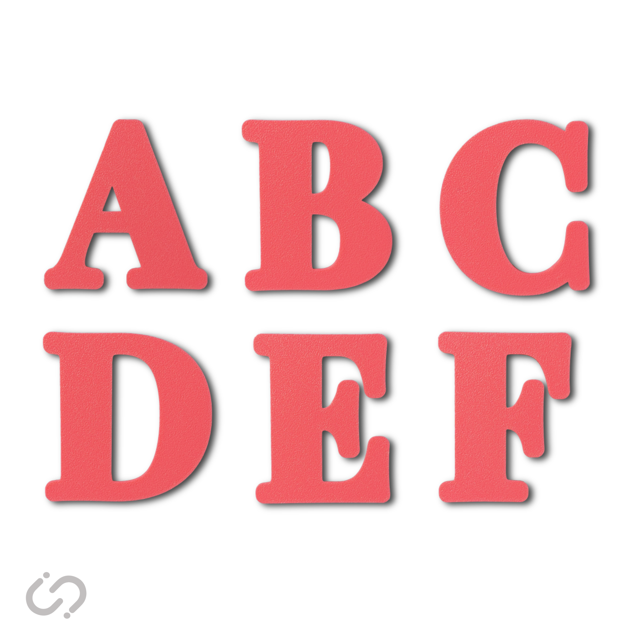 Block Font - 50 Pack