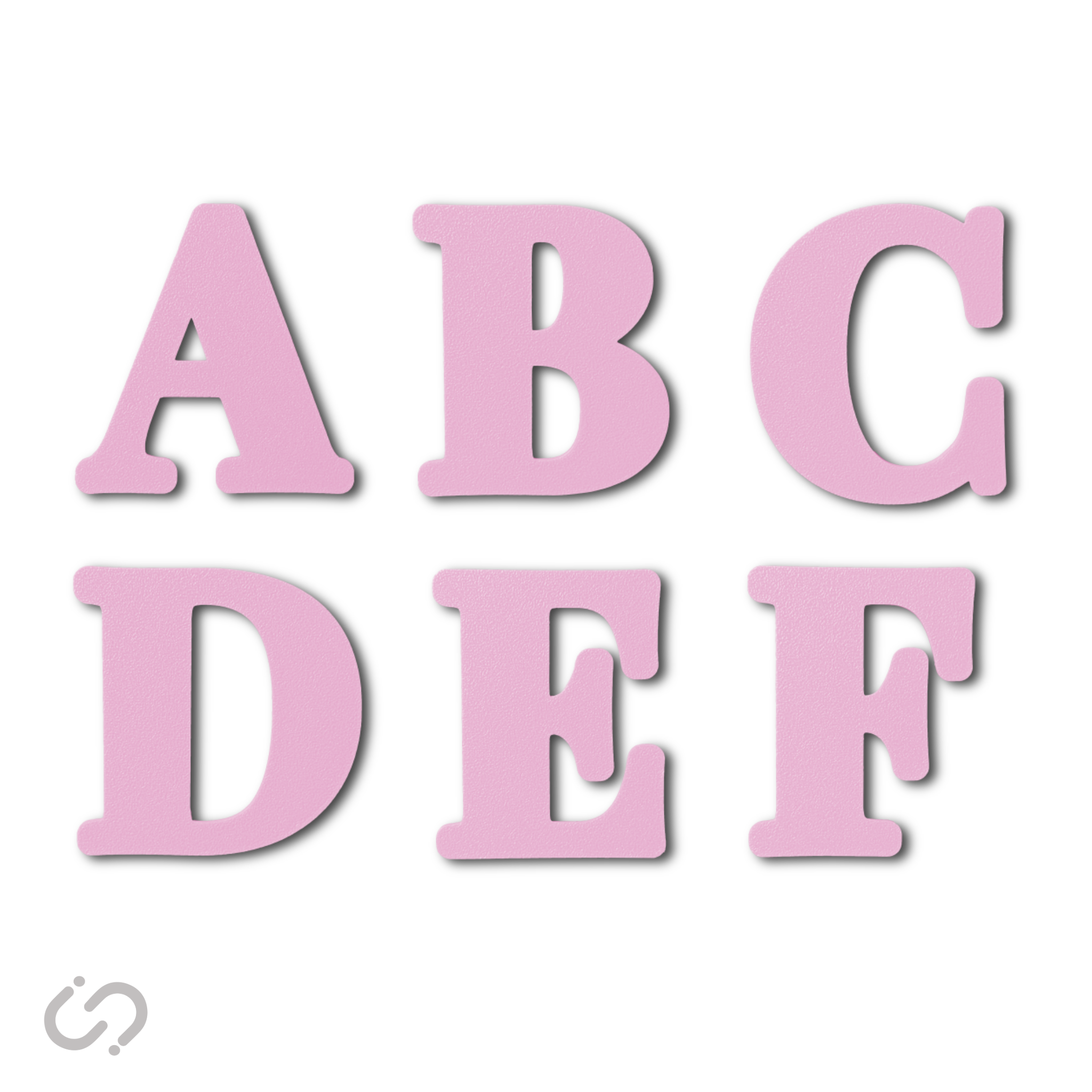 Block Font - 50 Pack