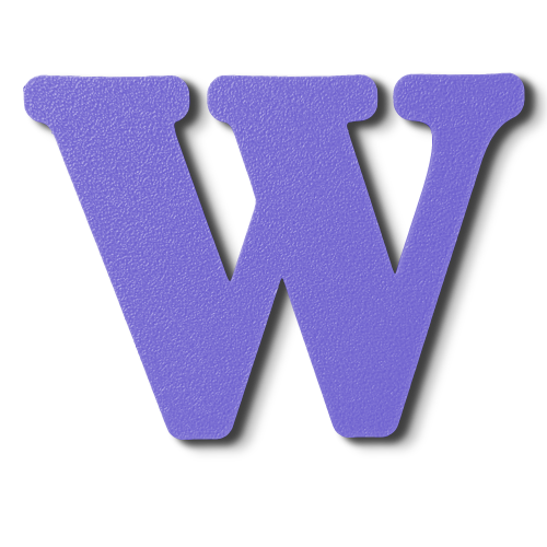 Block Font - Individual Letters