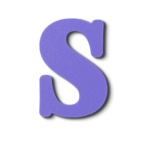 Block Font - Individual Letters