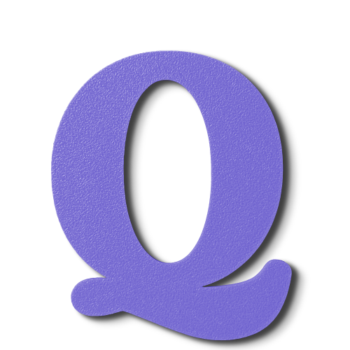 Block Font - Individual Letters