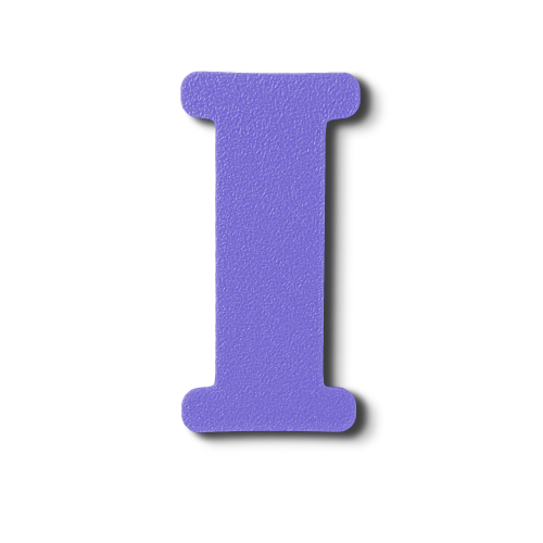 Block Font - Individual Letters