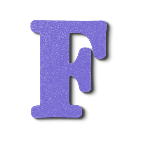 Block Font - Individual Letters
