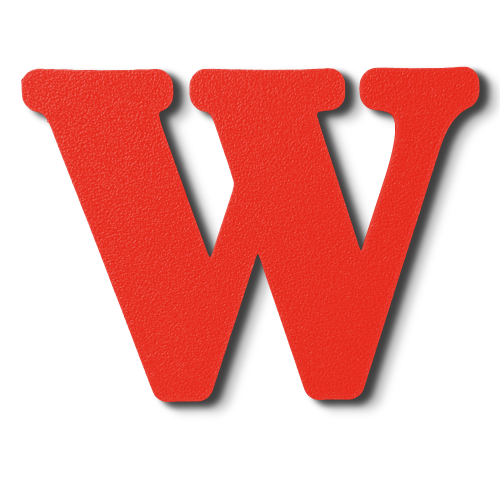 Block Font - Individual Letters