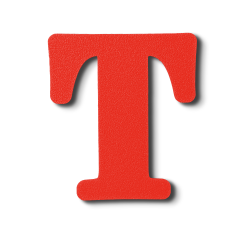 Individual Letters - Block Font