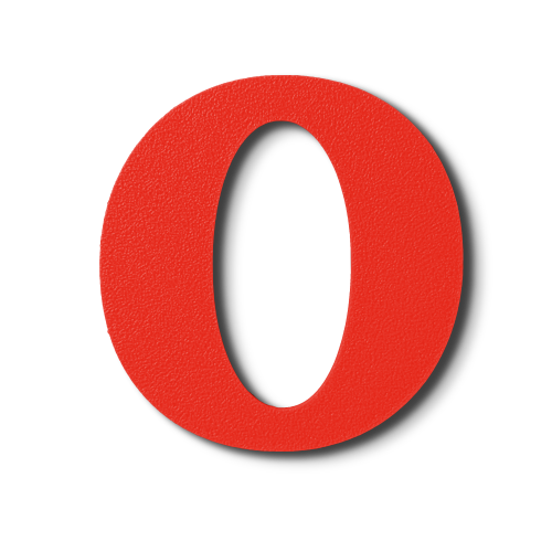 Individual Letters - Block Font