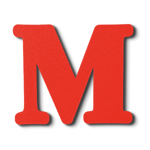 Block Font - Individual Letters