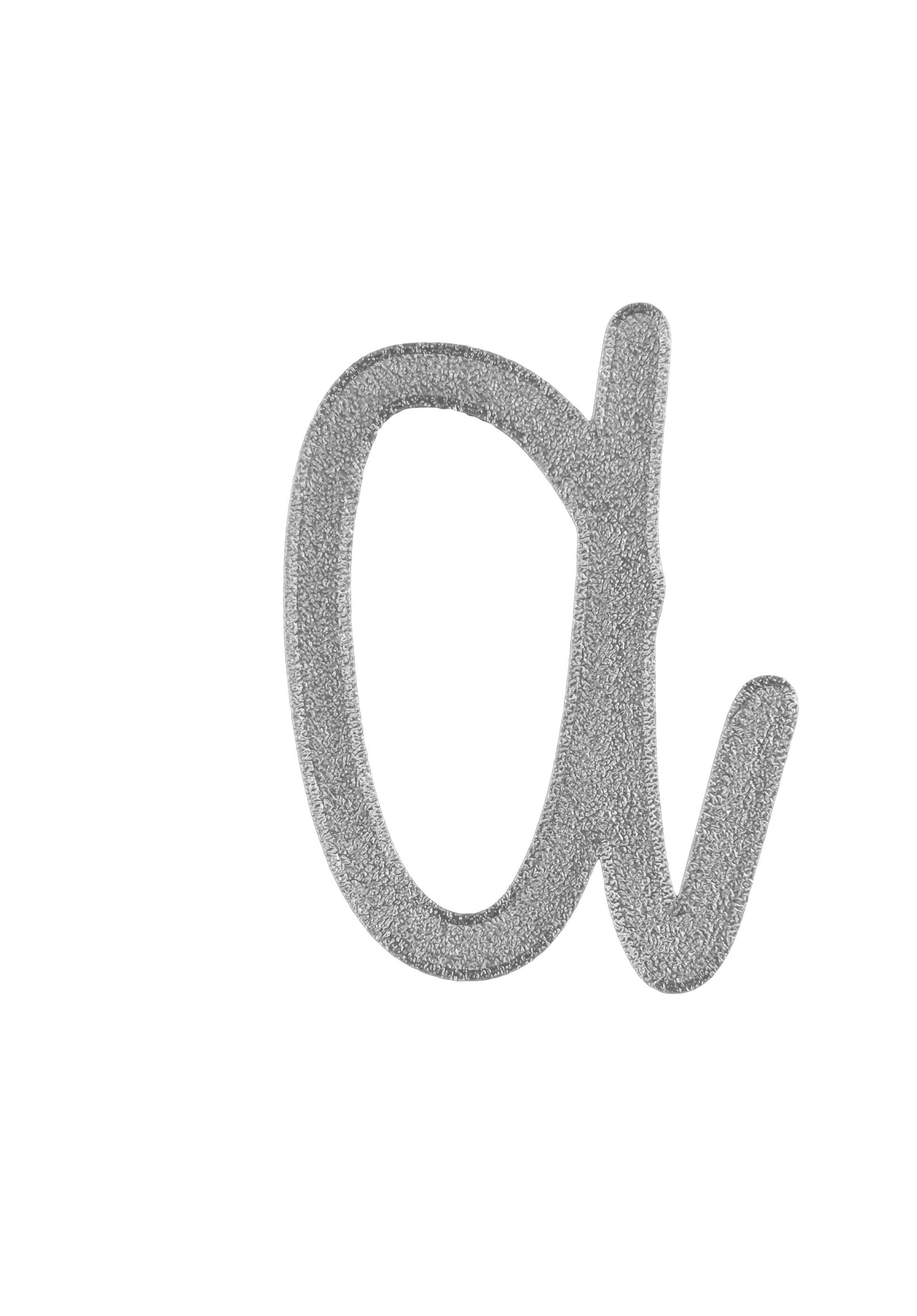 Individual Letters - Cursive Font