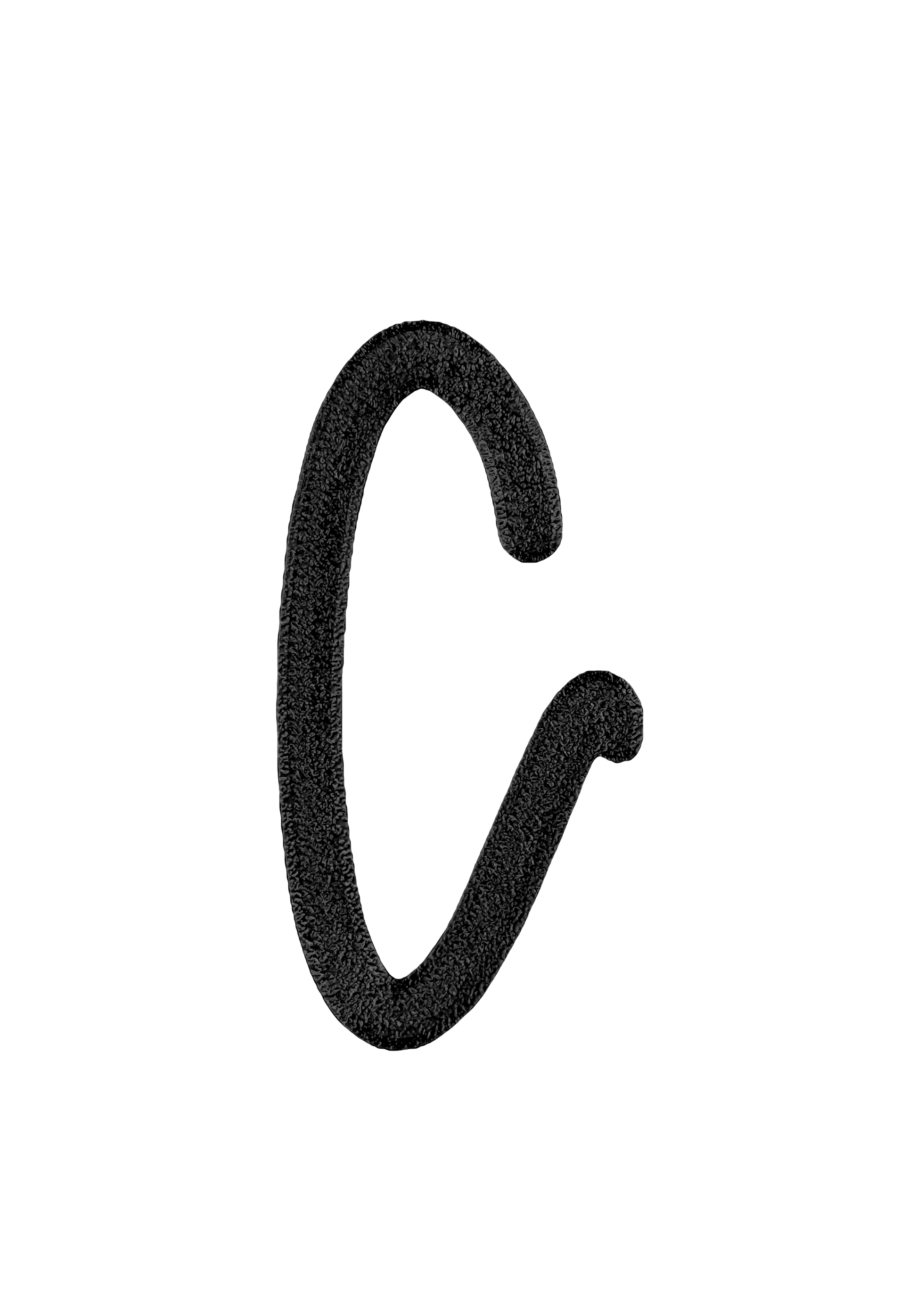 Individual Letters - Cursive Font