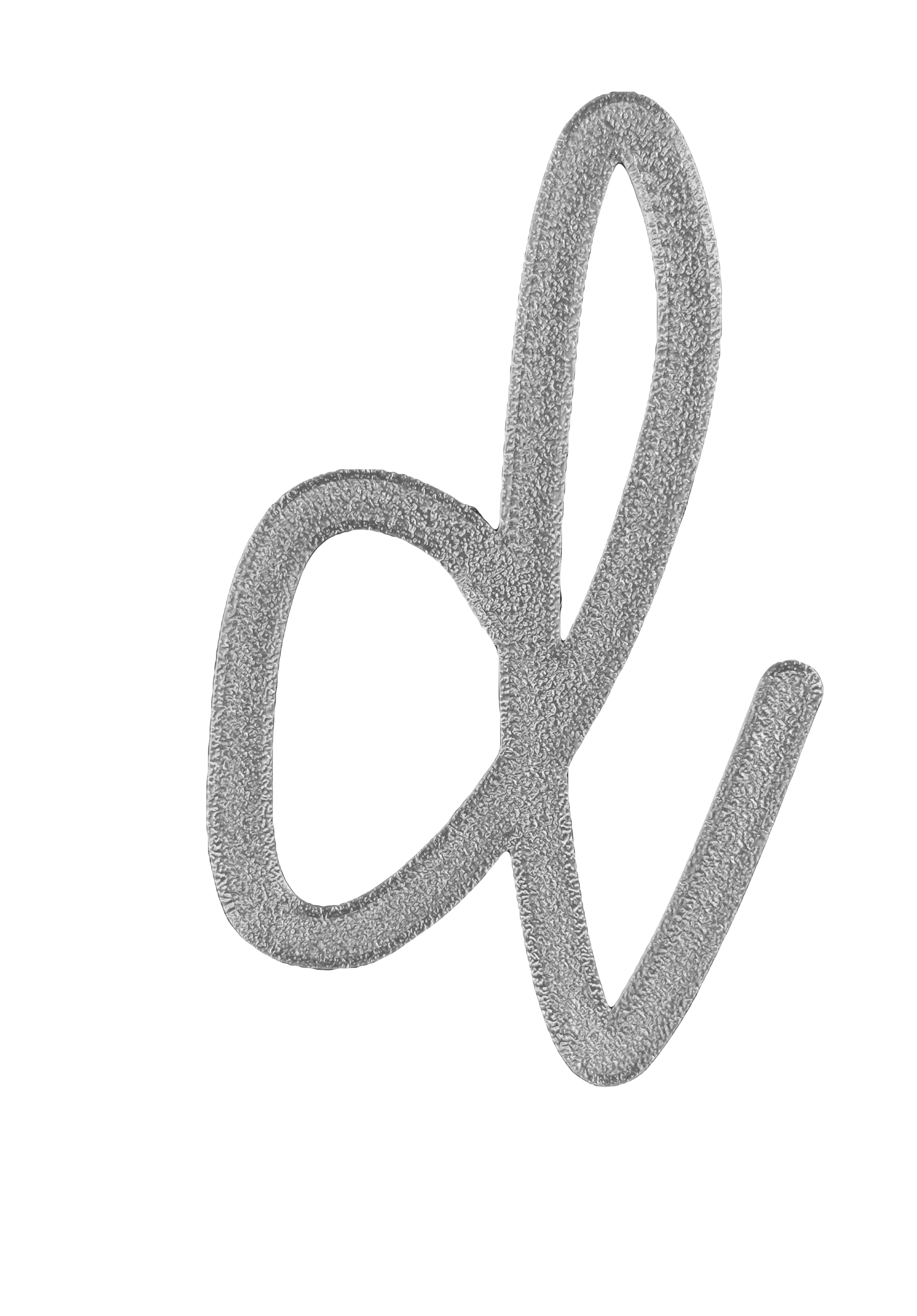 Individual Letters - Cursive Font
