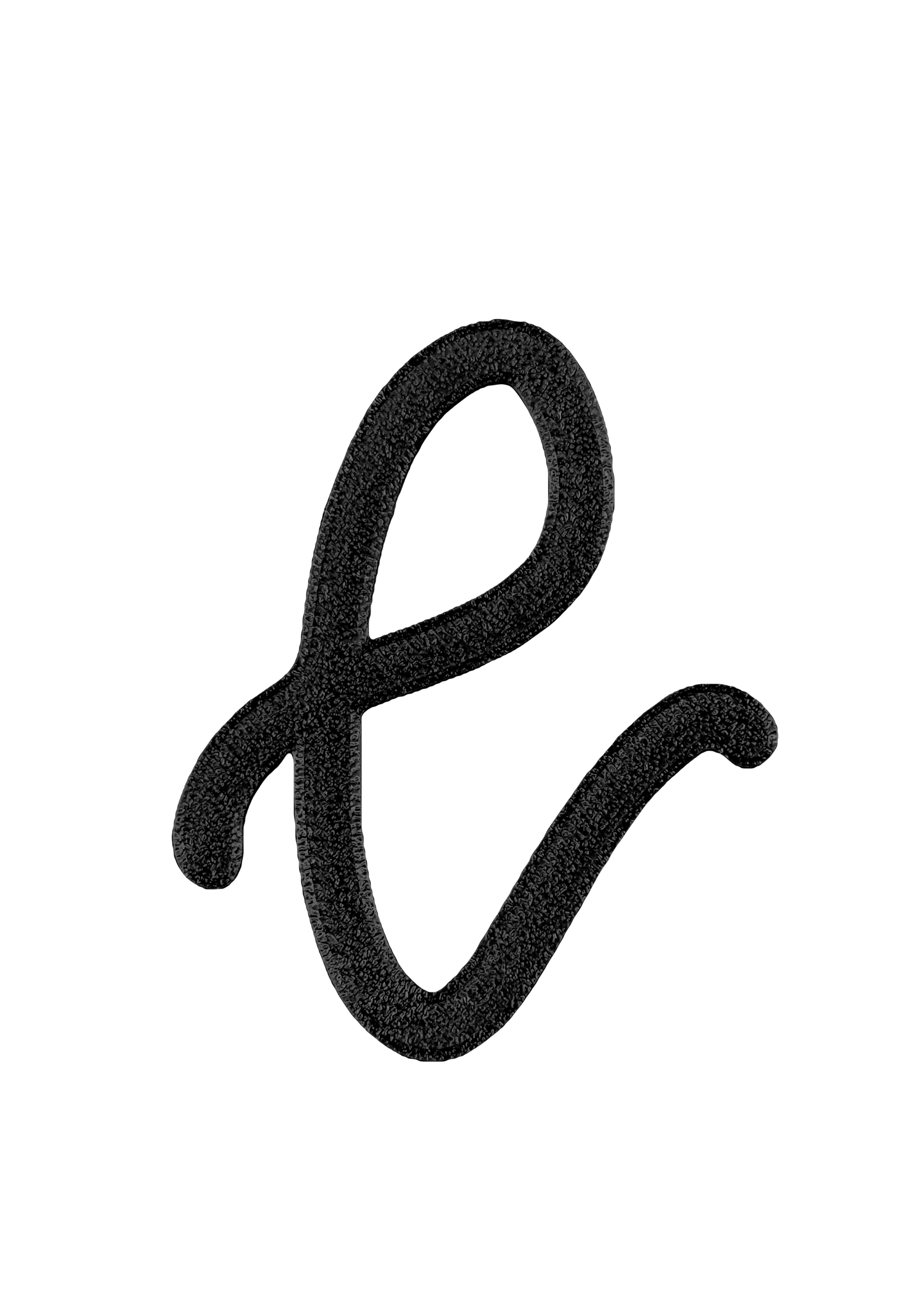 Individual Letters - Cursive Font