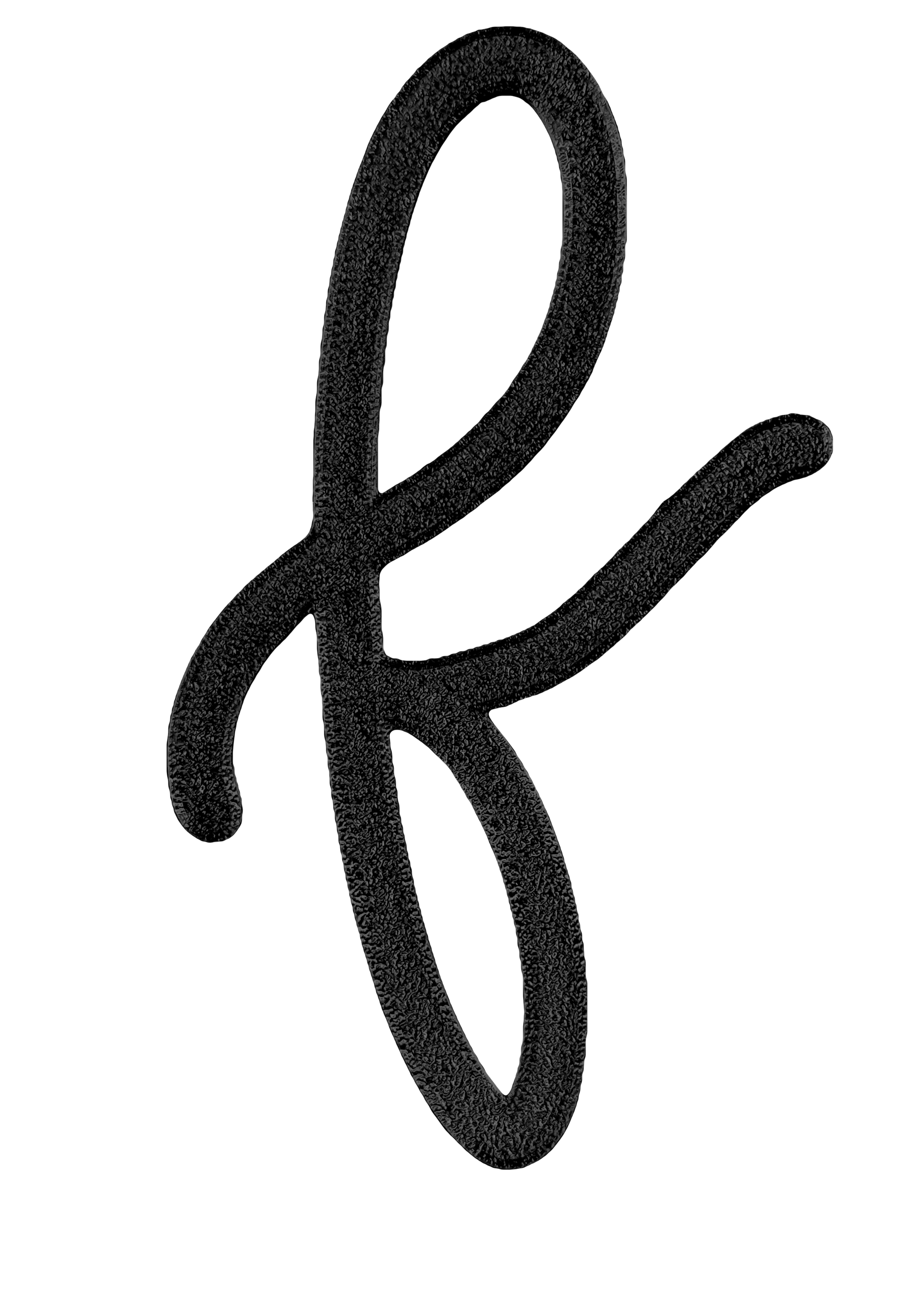 Individual Letters - Cursive Font