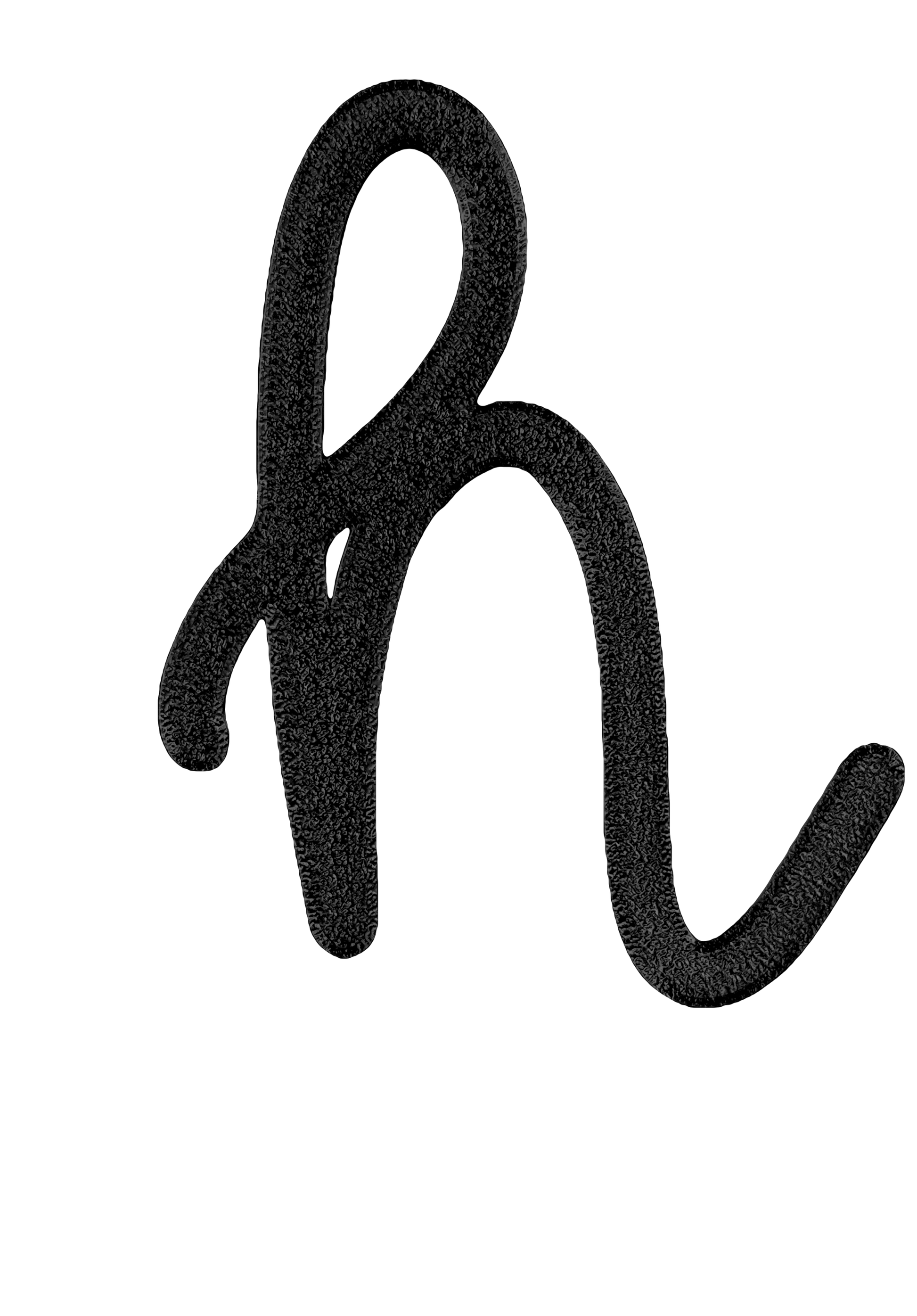 Individual Letters - Cursive Font