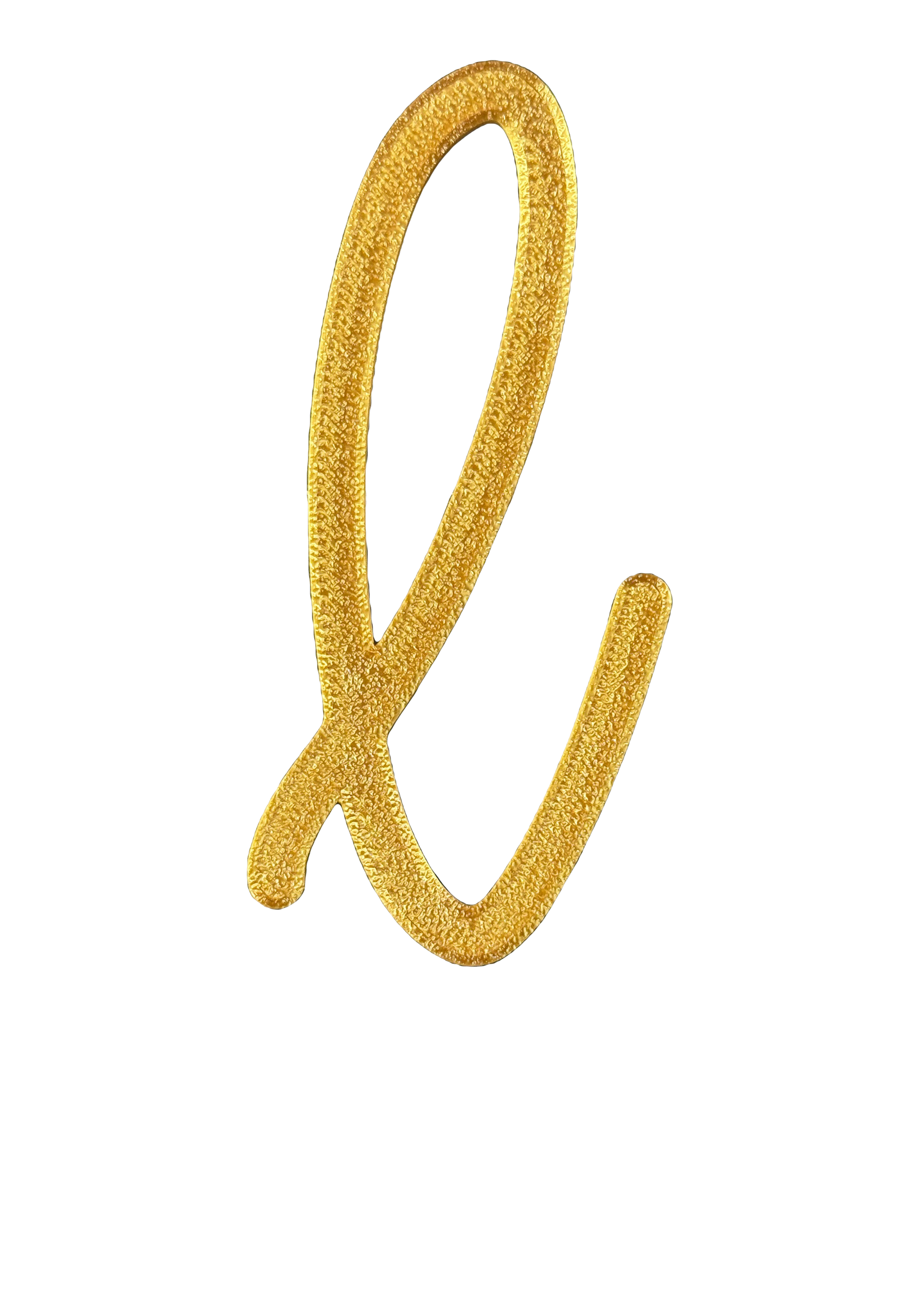 Individual Letters - Cursive Font