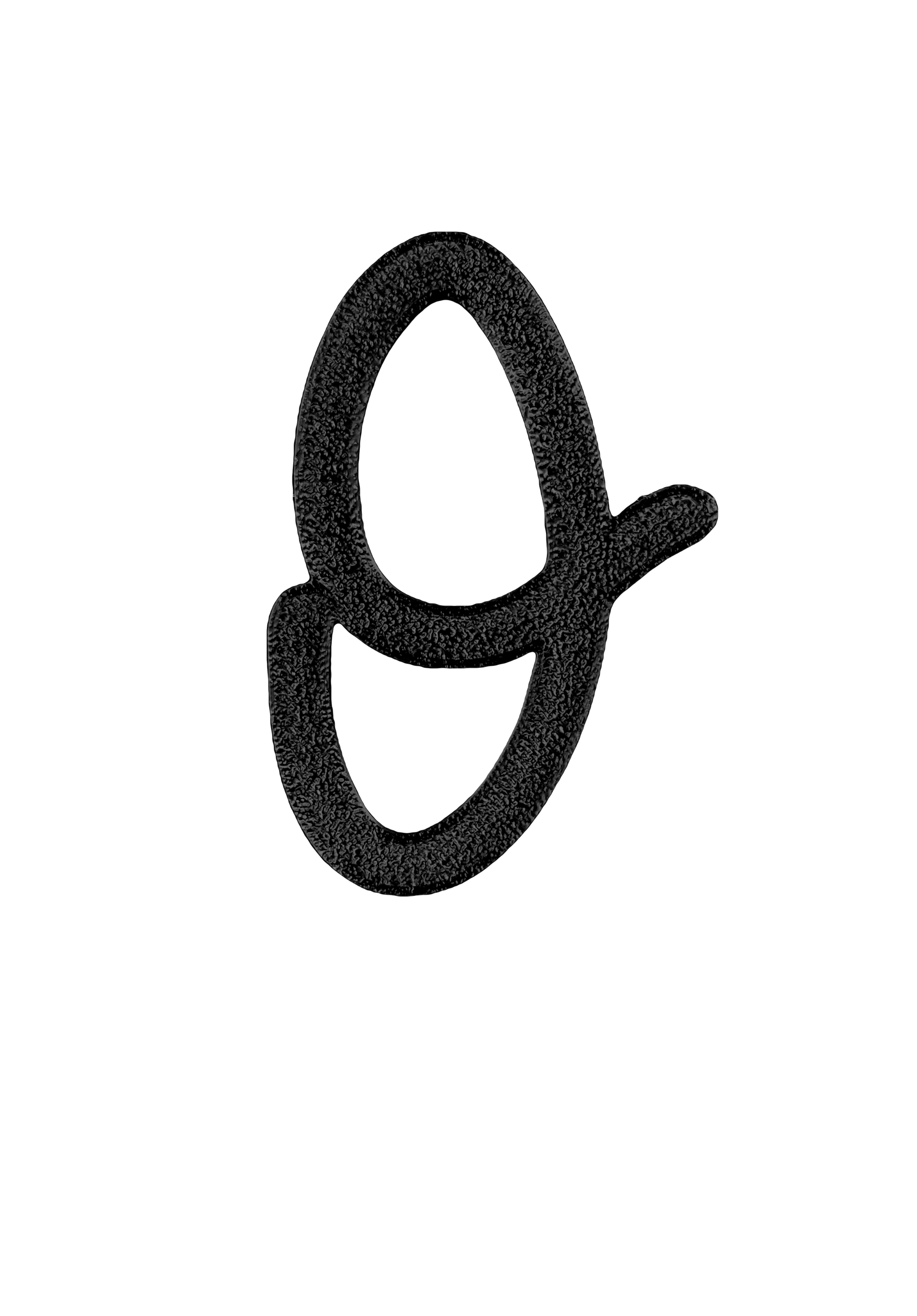 Individual Letters - Cursive Font