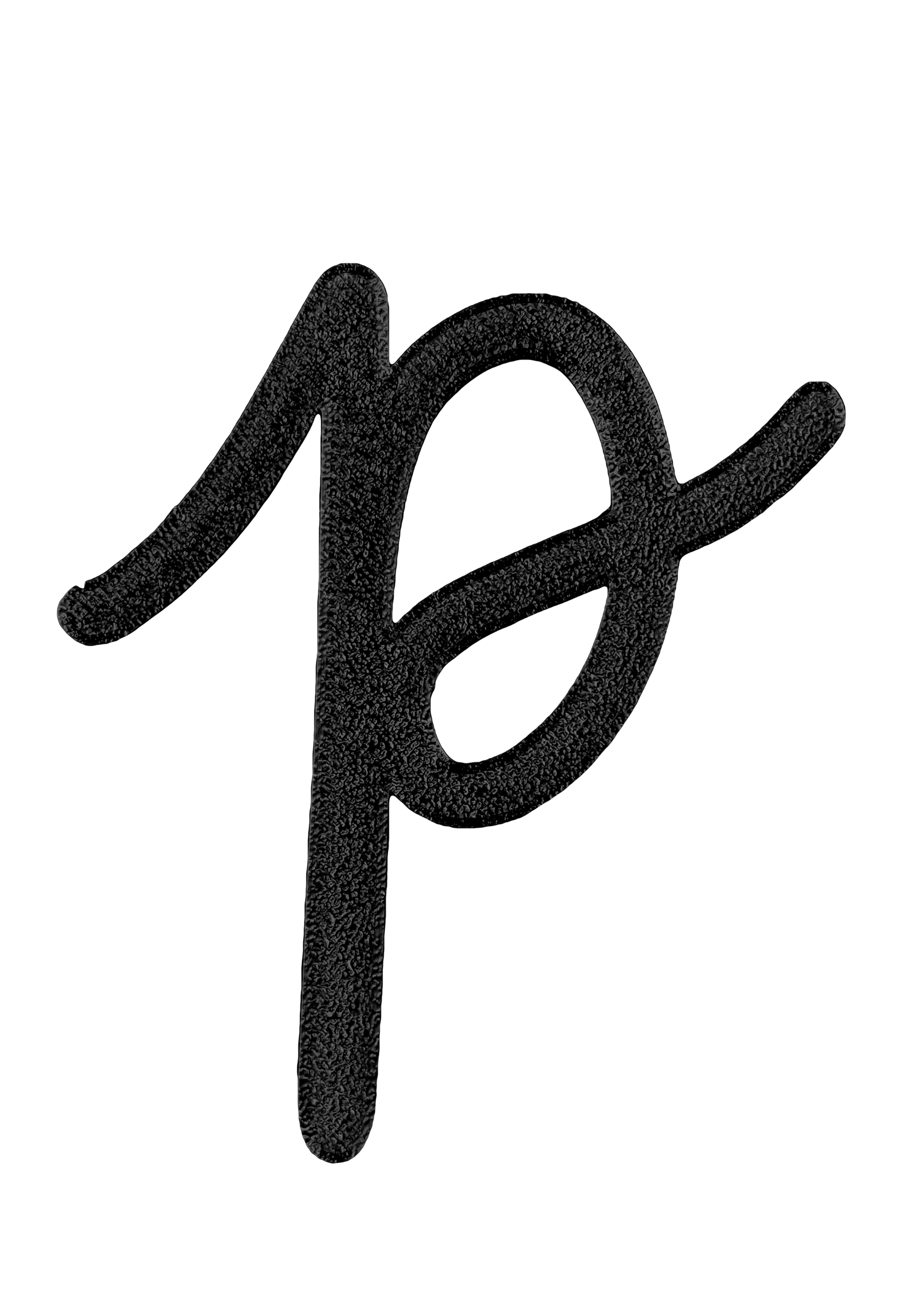 Individual Letters - Cursive Font