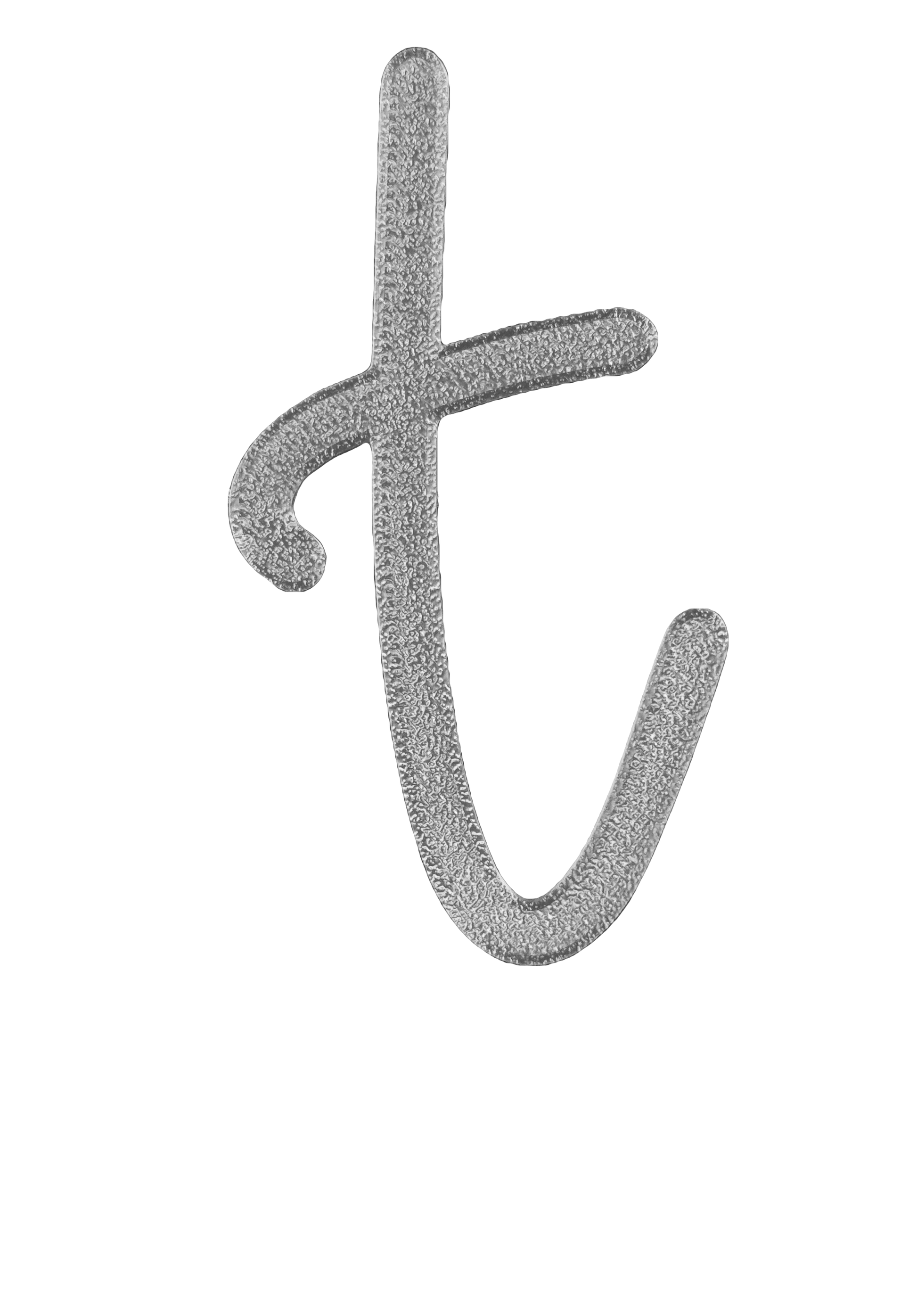 Individual Letters - Cursive Font