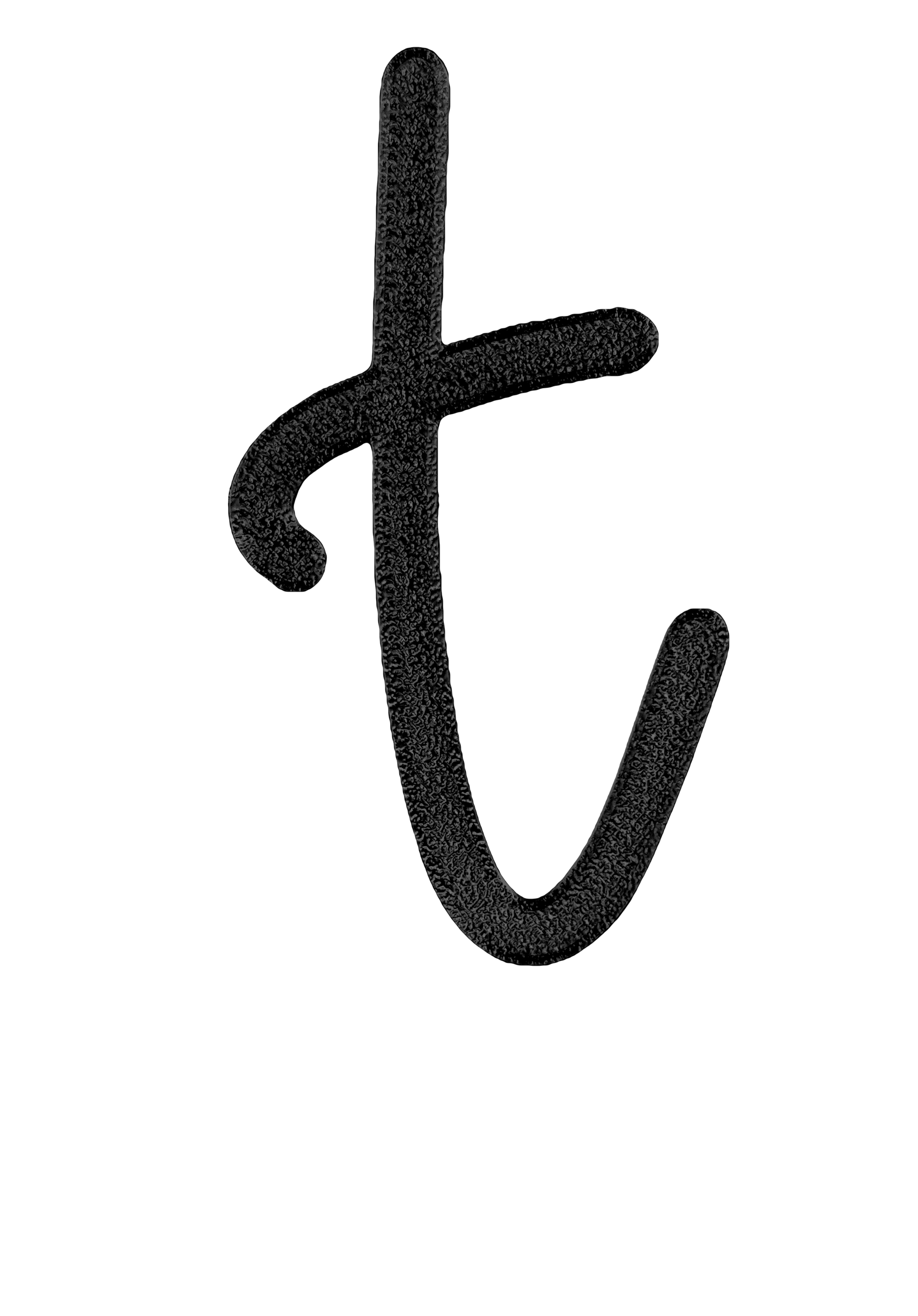 Individual Letters - Cursive Font