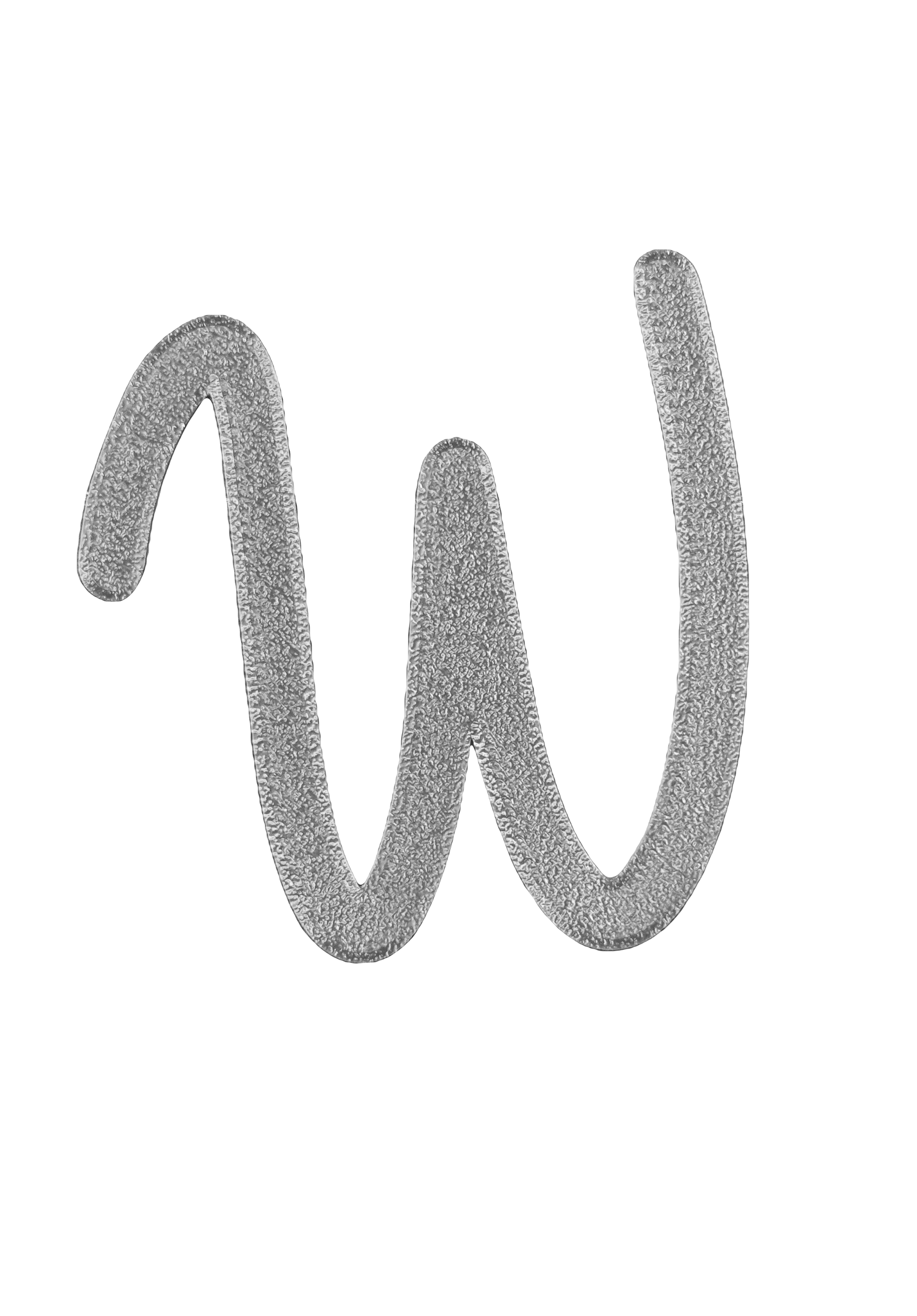 Individual Letters - Cursive Font