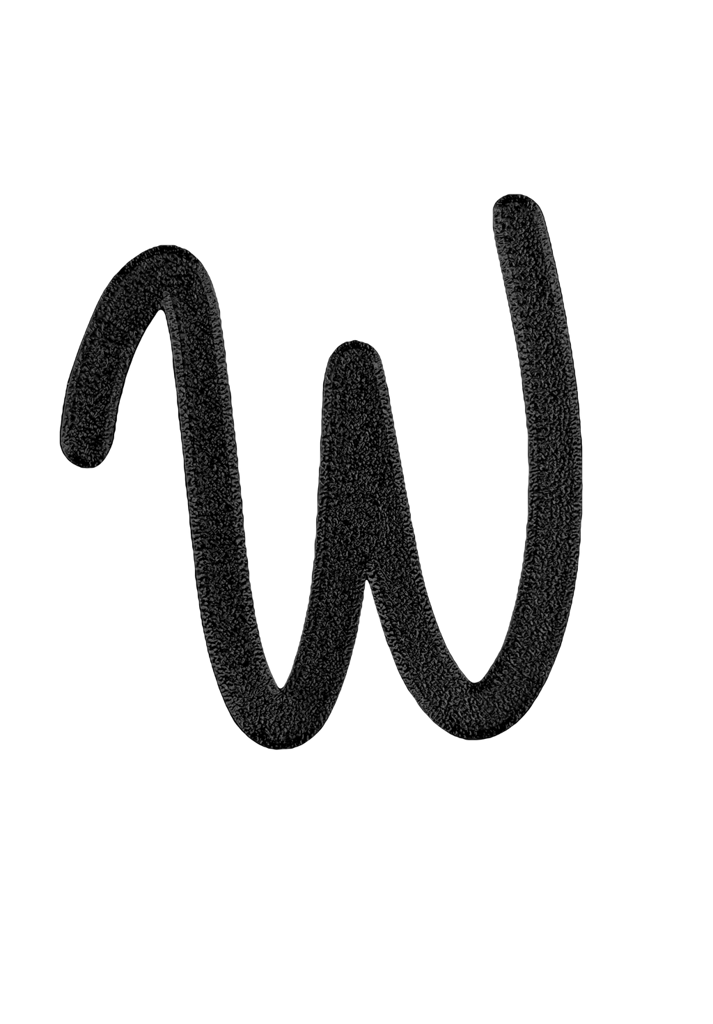 Individual Letters - Cursive Font