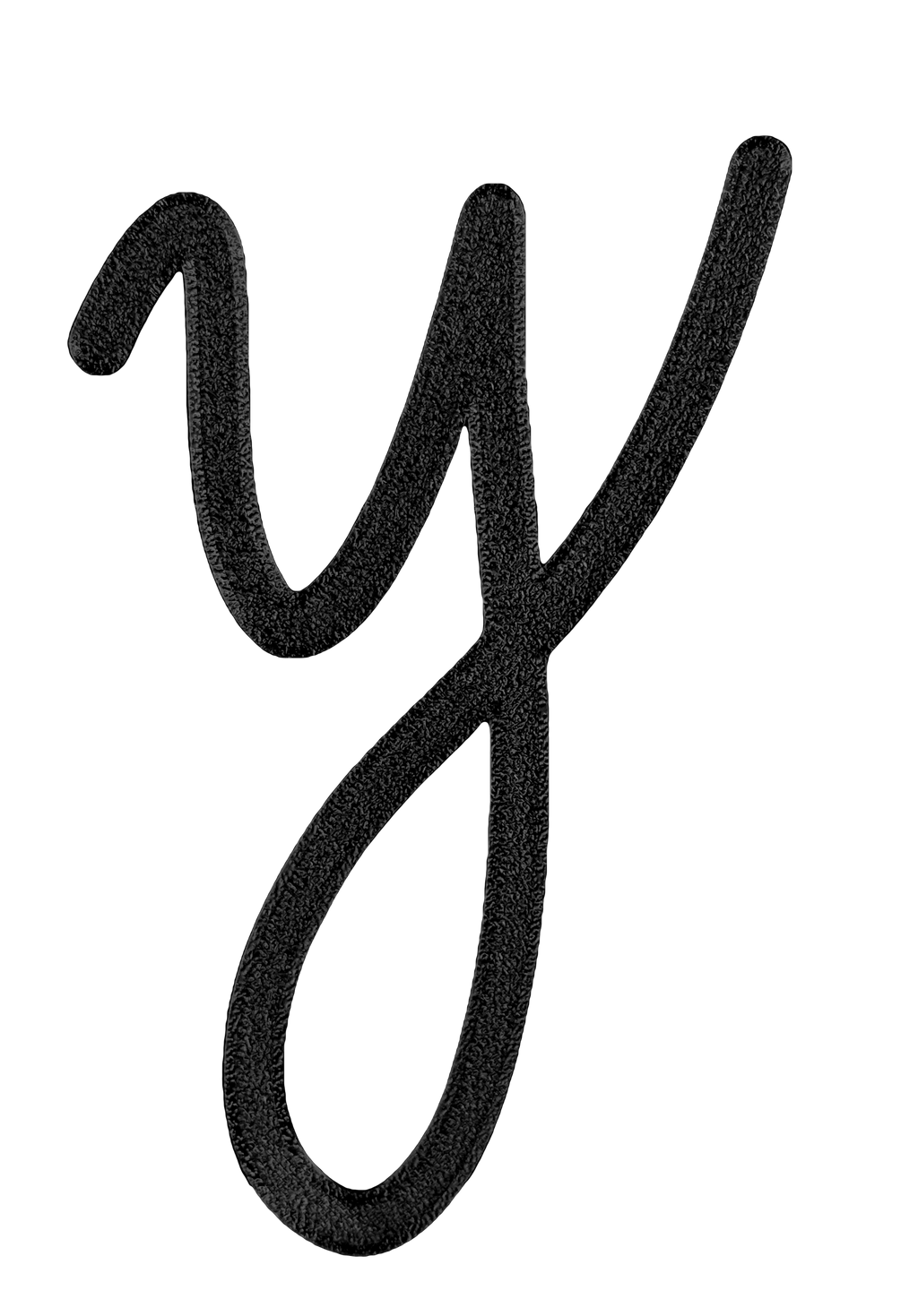 Individual Letters - Cursive Font