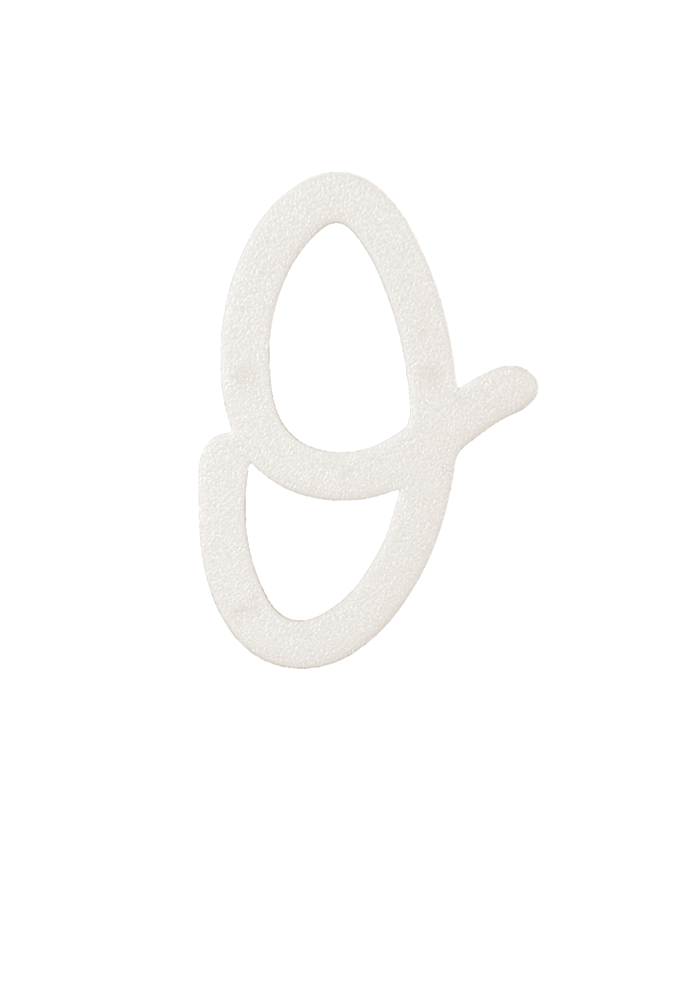 Individual Letters - Cursive Font