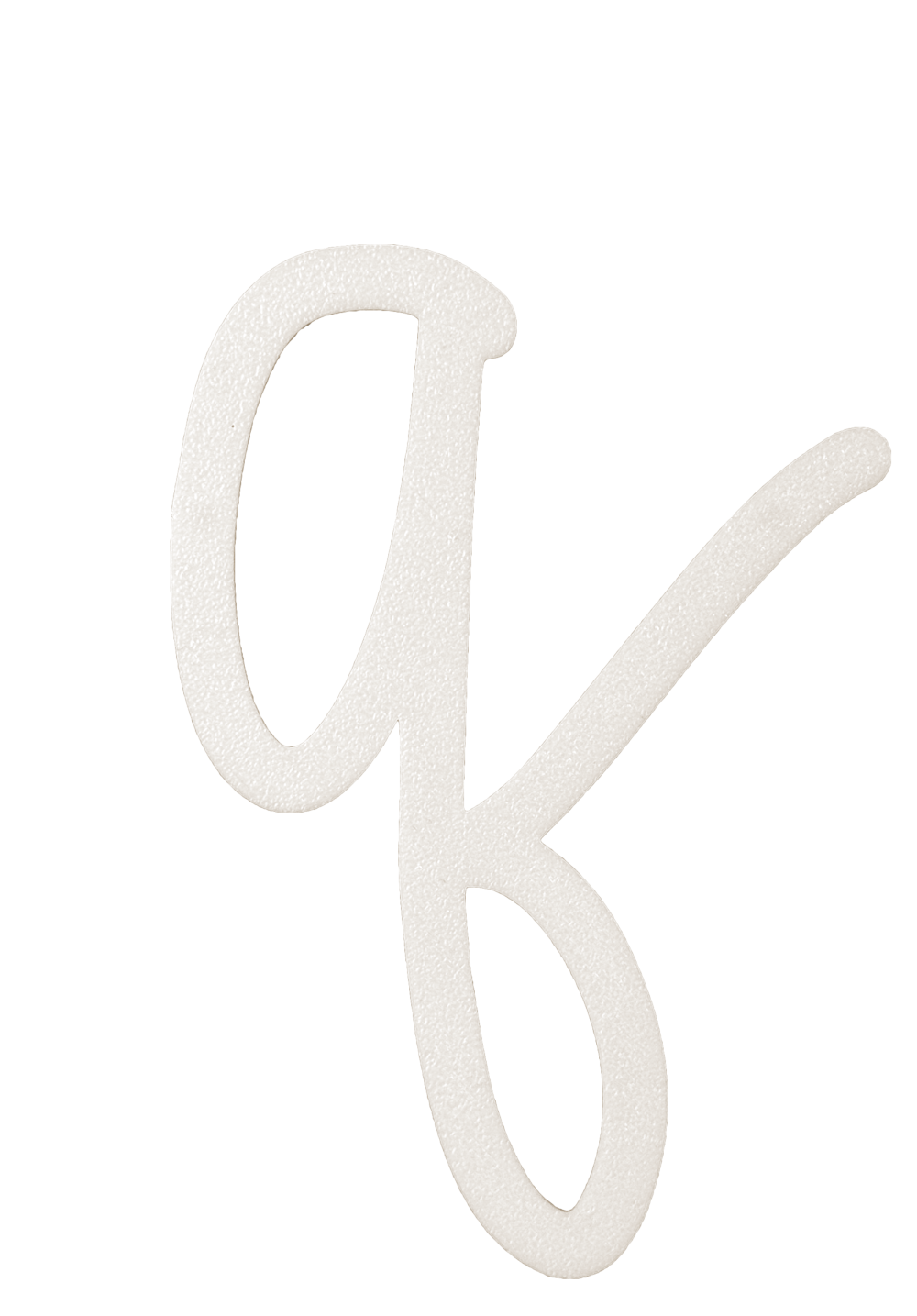 Individual Letters - Cursive Font