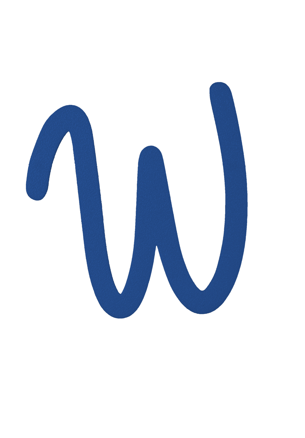 Individual Letters - Cursive Font