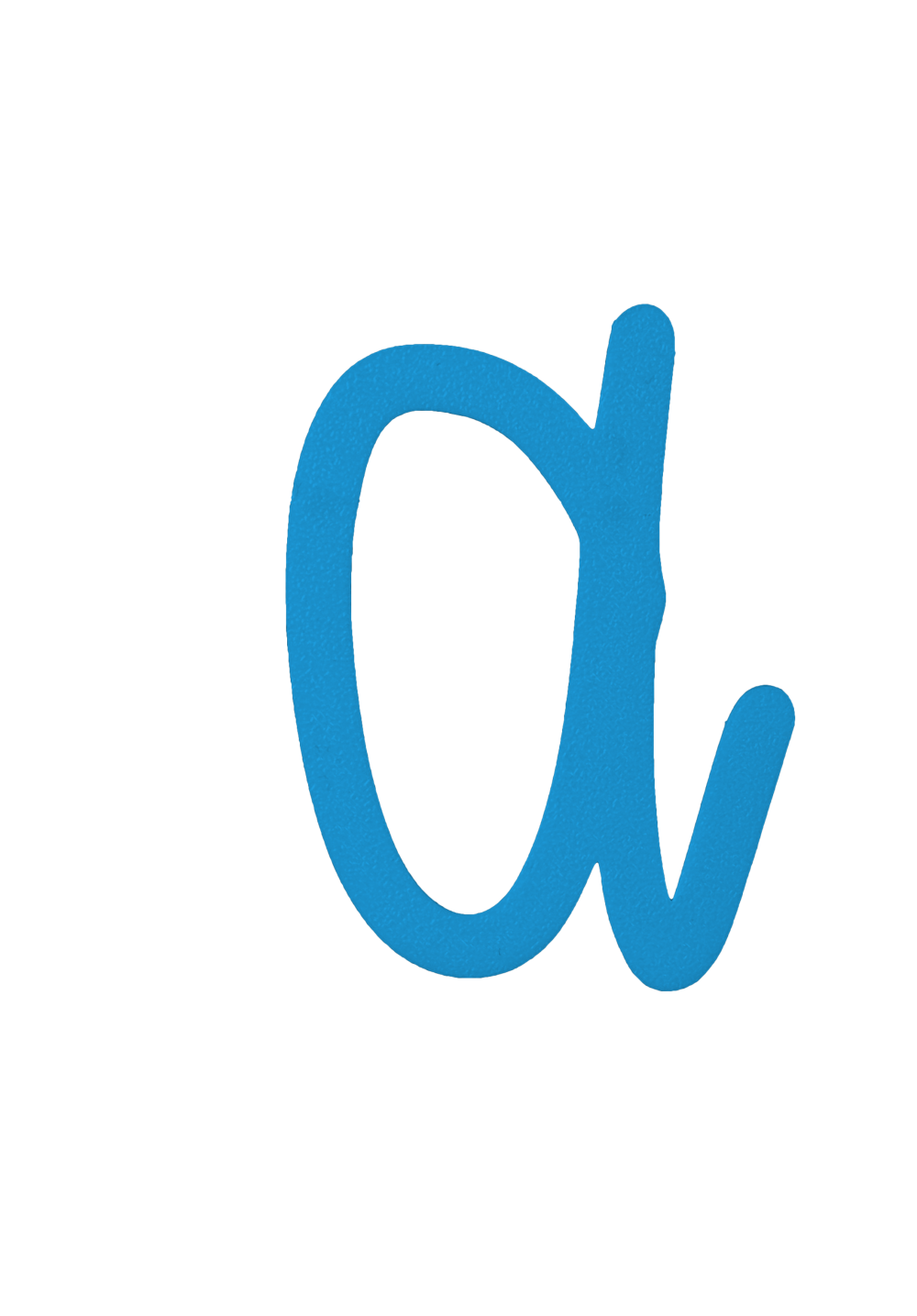 Individual Letters - Cursive Font
