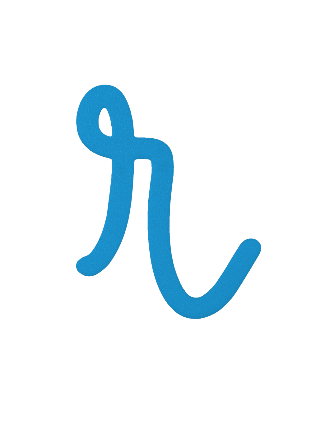 Individual Letters - Cursive Font